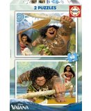 PUZZLE DISNEY VAIANA ET MAUI 2 X 48 PIECES - EDUCA - 16952