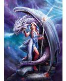 PUZZLE DRAGON MAGE 1000 PIECES - ANNE STOKES - COLLECTION LOUP - CLEMENTONI - 39525