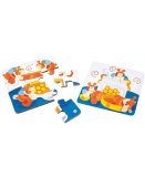 PUZZLE EN BOIS DOUBLE FACE ABEILLES 9 PIECES - SEVI - 82074