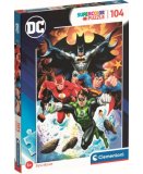 PUZZLE FLASH SUPERMAN BATMAN ET LANTERN - 104 PIECES - COLLECTION MARVEL - CLEMENTONI 