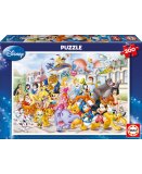 PUZZLE LA PARADE DES HEROS DISNEY : 101 DALMATIENS - BAMBI - BALOO - ALADDIN  200 PIECES - EDUCA - 13289