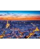 PUZZLE LA TOUR EIFFEL AU COUCHE DU SOLEIL 1500 PIECES - COLLECTION PARIS - CLEMENTONI - 31815