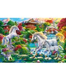 PUZZLE LE JARDIN ENCHANTE DES LICORNES 1500 PIECES - ANIMAUX FANTASTIQUES - CASTORLAND