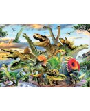 PUZZLE LE MONDE DES DINOSAURES 500 PIECES - COLLECTION ANIMAUX PREHISTORIQUES - EDUCA - 17961