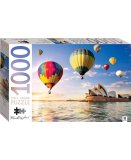 PUZZLE LES MONTGOLFIERES SURVOLENT L'OPERA DE SYDNEY 1000 PIECES - COLLECTION VILLE D'AUSTRALIE