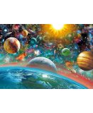 PUZZLE LES PLANETES ET LE SYSTEME SOLAIRE 1000 PIECES - COLLECTION ESPACE - SCHMIDT - 58176
