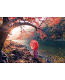 PUZZLE LEVER DU SOLEIL SUR LE FLEUVE KASTSURA 1000 PIECES - COLLECTION JAPON - EDUCA 18455