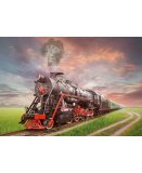 PUZZLE LOCOMOTIVE A VAPEUR 2000 PIECES - COLLECTION TRAIN - EDUCA - 18503