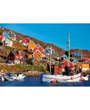 PUZZLE MAISONS NORDIQUES - 1000 PIECES - COLLECTION PAYSAGE - EDUCA - 17745