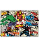 PUZZLE MARVEL COMICS : HULK IRON MAN THOR BLACK WIDOW  1000 PIECES - COLLECTION SUPER HEROES - EDUCA 18498