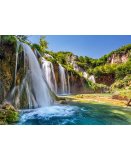 PUZZLE MERVEILEUSE CHUTE D'EAU : COIN DE PARADIS 1000 PIECES - COLLECTION PAYSAGE ET CASCADE