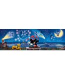 PUZZLE MICKEY ET MINNIE REGARDENT LE FEU D'ARTIFICE 1000 PIECES - COLLECTION PANORAMA DISNEY - CLEMENTONI - 39449