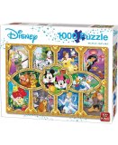 PUZZLE MOMENTS MAGIQUES AVEC NOS HEROS DISNEY 1000 PIECES - COLLECTION DISNEY - KING - 05279