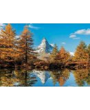 PUZZLE MONTAGNE LE MONT CERVIN EN AUTOMNE 1000 PIECES - COLLECTION PAYSAGE DES ALPES - EDUCA 17973