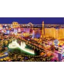 PUZZLE NEON : LAS VEGAS 1000 PIECES - EDUCA - COLLECTION FLUORESCENT VILLE DES ETATS-UNIS - 16761