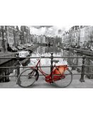 PUZZLE NOIR ET BLANC AMSTERDAM ET LE VELO 3000 PIECES - COLLECTION PAYSAGE - EDUCA - 16018