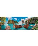 PUZZLE PANORAMA THAILANDE COIN PARADISIAQUE DE PHUKET 1000 PIECES - COLLECTION MER ET PLAGE - CLEMENTONI - 39642