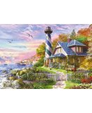 PUZZLE PHARE A ROCK BAY 4000 PIECES - COLLECTION PAYSAGE - EDUCA - 17677