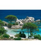 PUZZLE PLAGE DE PALOMBAGGIA 1000 PIECES - COLLECTION EVASION - CORSE - NATHAN 