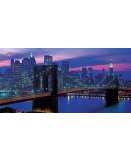 PUZZLE PONT DE BROOKLYN ET LE COUCHE DE SOLEIL A NEW-YORK 13200 PIECES - COLLECTION GEANT - CLEMENTONI 38009