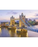 PUZZLE PONT DE LONDRES : TOWER BRIDGE ET LEVEE DU JOUR 1000 PIECES - COLLECTION MONUMENT ANGLETERRE - CLEMENTONI - 39022