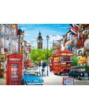 PUZZLE RUE DE LONDRES 1500 PIECES - COLLECTION URBAIN VILLE, ANGLETERRE - CASTORLAND