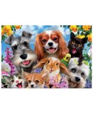 PUZZLE SELFIE ANIMAUX DE COMPAGNIE 200 PIECES - PHOTO FUN & HUMOUR - EDUCA - 19293