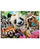 PUZZLE SELFIE D'ANIMAUX AMUSANTS 300 PIECES - PHOTO FUN & HUMOUR - EDUCA - 18610