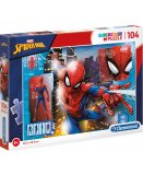 PUZZLE SPIDERMAN DANS LA VILLE - 104 PIECES - COLLECTION SPIDER-MAN MARVEL - CLEMENTONI - 27118