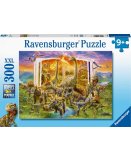 PUZZLE XXL L'ENCYCLOPEDIE DES DINOSAURES 300 PIECES - COLLECTION DINO ET MONDE PREHISTORIQUE - RAVENSBURGER - 129058