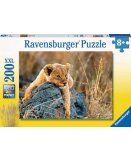 PUZZLE XXL LE PETIT LIONCEAU DANS LA SAVANE - 200 PIECES - RAVENSBURGER - 129461