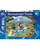 PUZZLE XXL LES HEROS DISNEY S'AMUSENT 100 PIECES - RAVENSBURGER - 109470