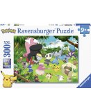 PUZZLE XXL POKEMON A DANS LA PRAIRIE : PIKACHU BAGON ET PANCHAM 300 PIECES - RAVENSBURGER - 13245