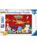 PUZZLE XXL POKEMON : PIKACHU MEWTWO DRACAUFEU CARAPUCE BULBIZARRE - 100 PIECES - RAVENSBURGER - 10934