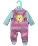 PYJAMA LION A RAYURES ROSE DOLLY MOSA - HABIT POUPEE 34-38 CM - VETEMENT - ZAPF CREATION (ZA56)