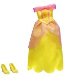 ROBE DE BAL JAUNE DE BELLE - BELLE ET LA BETE - HABIT DISNEY - ACCESSOIRE POUPEE - VETEMENT POUPEE MANNEQUIN