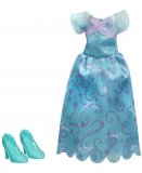 ROBE DE BAL VERTE - ARIEL LA PETITE SIRENE - HABIT DISNEY - ACCESSOIRE POUPEE - VETEMENT POUPEE MANNEQUIN