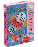 SABLES COLORES ARC-EN-CIEL DE POISSONS - DJECO - DJ08661 - LOISIR CREATIF