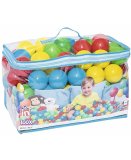 SAC DE 100 BALLES MULTICOLORES EN PLASTIQUE - TENTE A BALLES