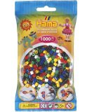 SACHET DE 1000 PERLES A REPASSER HAMA MIDI COULEURS ASSORTIES - LOISIRS CREATIFS - 207-66