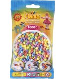 SACHET DE 1000 PERLES A REPASSER HAMA MIDI COULEURS ASSORTIES PASTEL - LOISIRS CREATIFS - 207-50