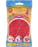 SACHET DE 1000 PERLES A REPASSER HAMA MIDI ROUGE NEON - LOISIRS CREATIFS - 207-35