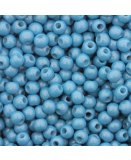 SACHET DE 500G DE PERLES DE ROCAILLES BLEU CYAN OPAQUE - 045