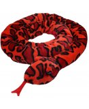 SERPENT GEANT ANACONDA ROUGE 300 CM - GRANDE PELUCHE DE 3 METRES