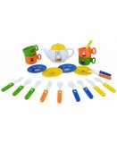 SERVICE A LAPIN MIFFY 21 PIECES PLASTIQUE - DINETTE VAISSELLE - JEU D'IMITATION ENFANT