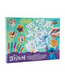 SET CREATIF STITCH STYLOS PULVERISATEURS - POCHOIRS, FEUTRES AEROGRAPHE, SPRAY - COLORIAGE DISNEY