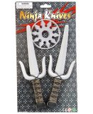 SET D'ARMES NINJA EN PLASTIQUE - ACCESSOIRE DEGUISEMENT