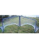 SET DE 2 BUTS DE FOOTBALL METAL 78 x 45 x 56 CM - CAGE DE FOOT JUNIOR