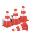 SET DE 4 CONES DE SIGNALISATION - SPORT - JOUET PLEIN AIR