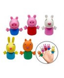SET DE 5 MARIONNETTES A DOIGTS PEPPA PIG ET SES AMIS - MINI FIGURINES - THEATRE, SPECTACLE